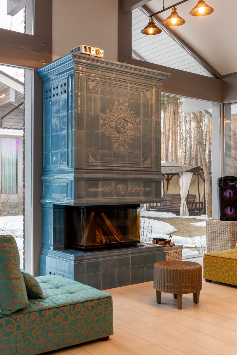 Камин Версаль — фронтальный вид